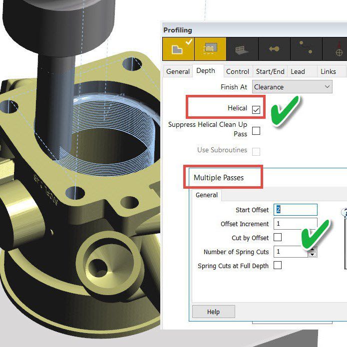 Edgecam milling