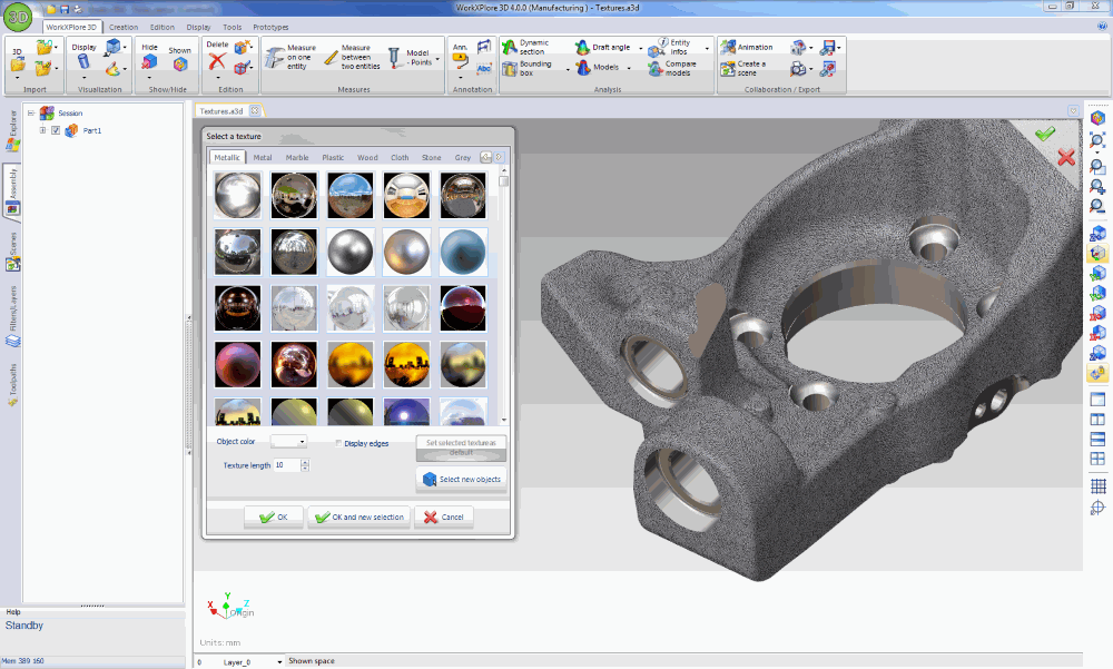 Analys av cad-modeller workxplore